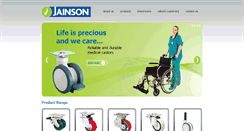 Desktop Screenshot of jainsoncastors.com