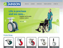 Tablet Screenshot of jainsoncastors.com